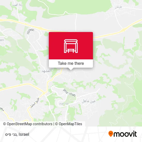Карта גני פיס