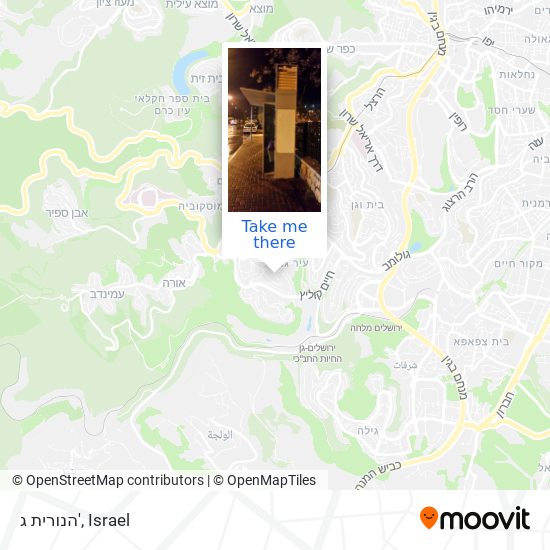 הנורית ג' map