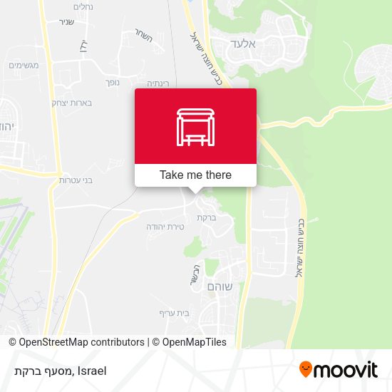 Карта מסעף ברקת