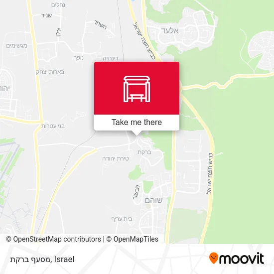 Карта מסעף ברקת