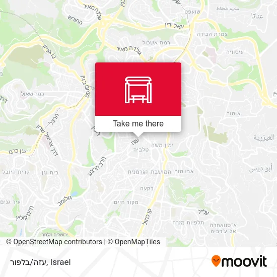 Карта עזה/בלפור