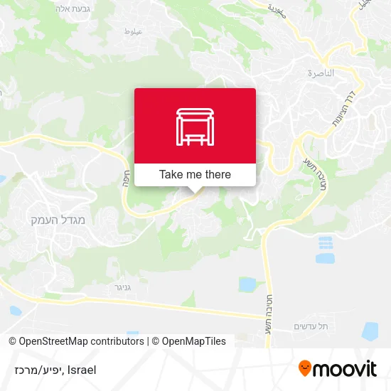 Карта יפיע/מרכז