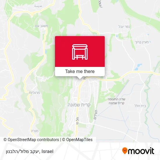 Карта יעקב מלול/הלבנון