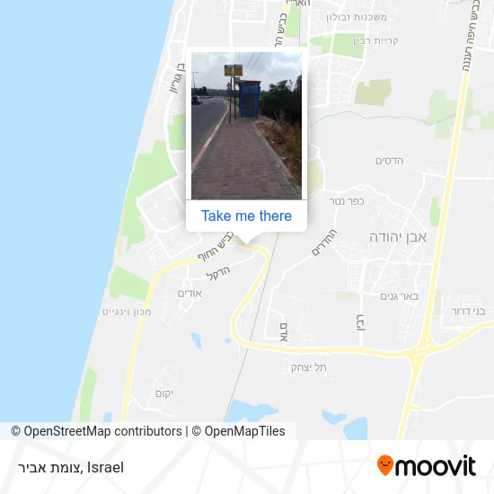 Карта צומת אביר