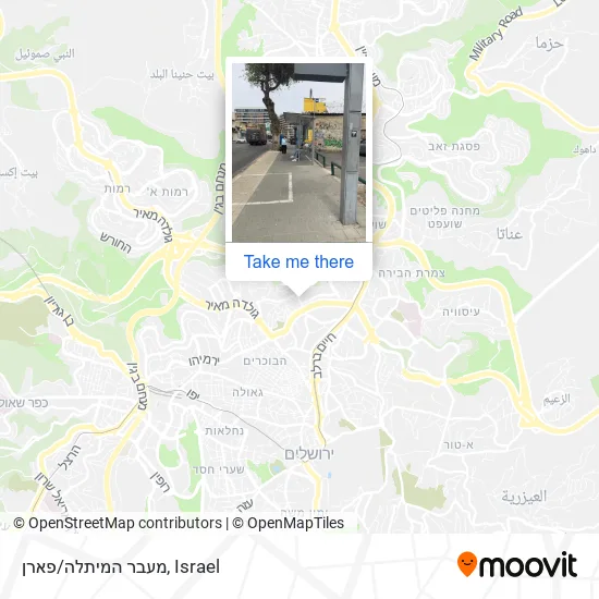 Карта מעבר המיתלה/פארן