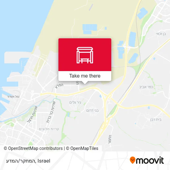 Карта המחקר/המדע