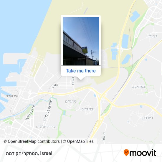 המחקר/הקידמה map