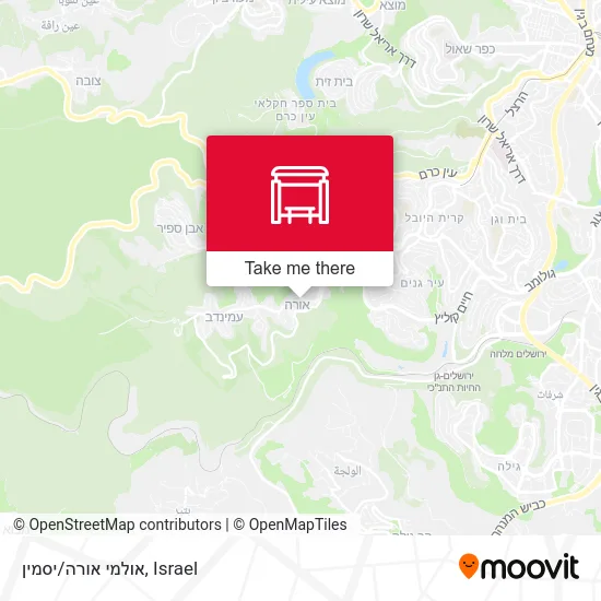 Карта אולמי אורה/יסמין