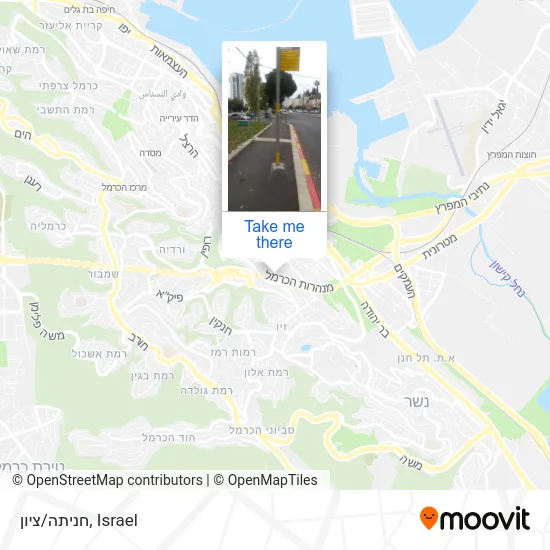 Карта חניתה/ציון