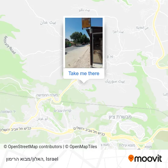 Карта האלון/מבוא הרימון