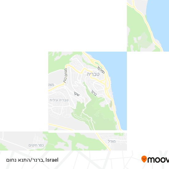 ברנר/התנא נחום map