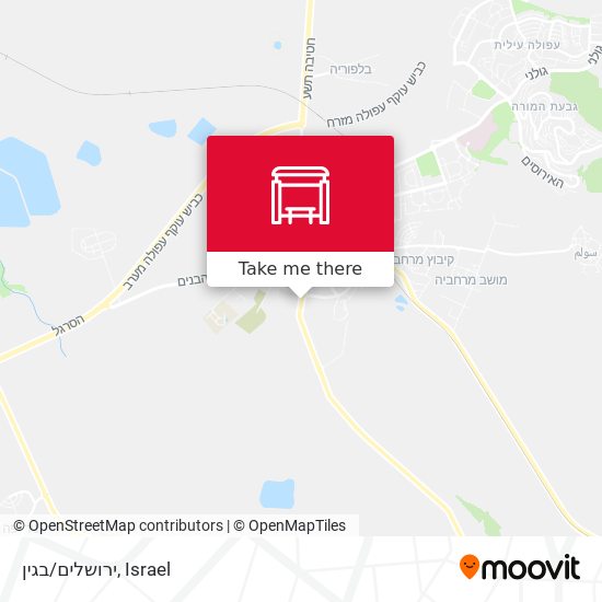 ירושלים/בגין map