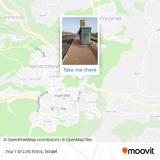 צומת מכבים רעות map