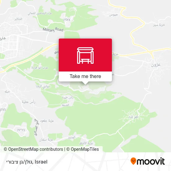 Карта גולן/גן ציבורי