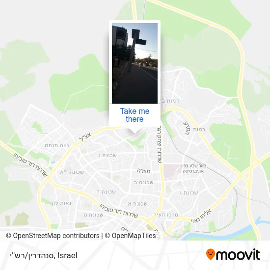 Карта סנהדרין/רש''י