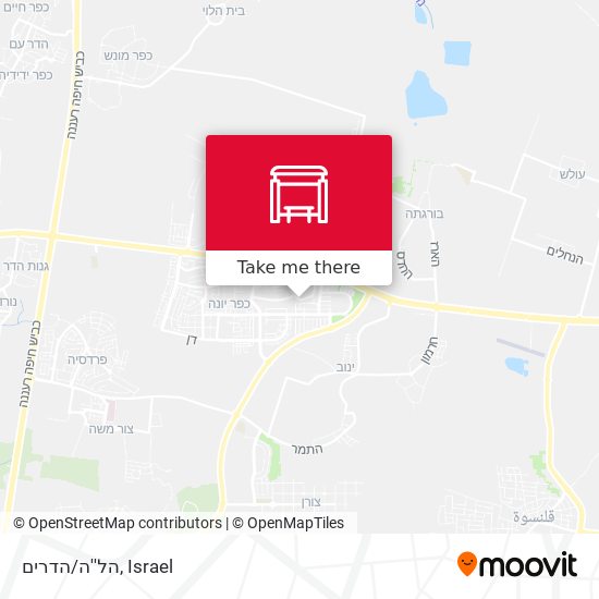 Карта הל''ה/הדרים