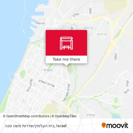 Карта בית העלמין/שדרות משה סנה
