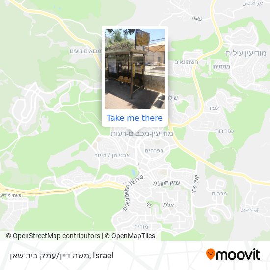 משה דיין/עמק בית שאן map