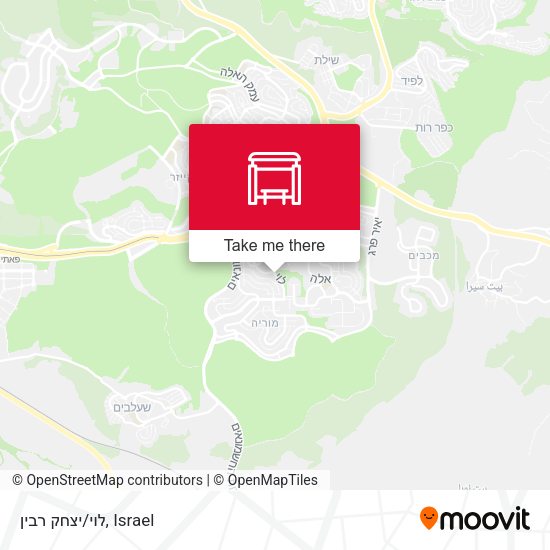 לוי/יצחק רבין map