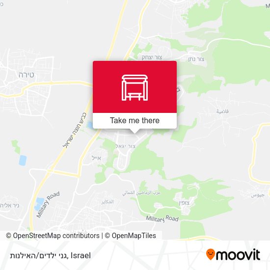 גני ילדים/האילנות map