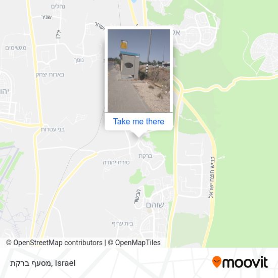 Карта מסעף ברקת