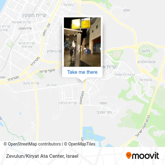 Zevulun/Kiryat Ata Center map