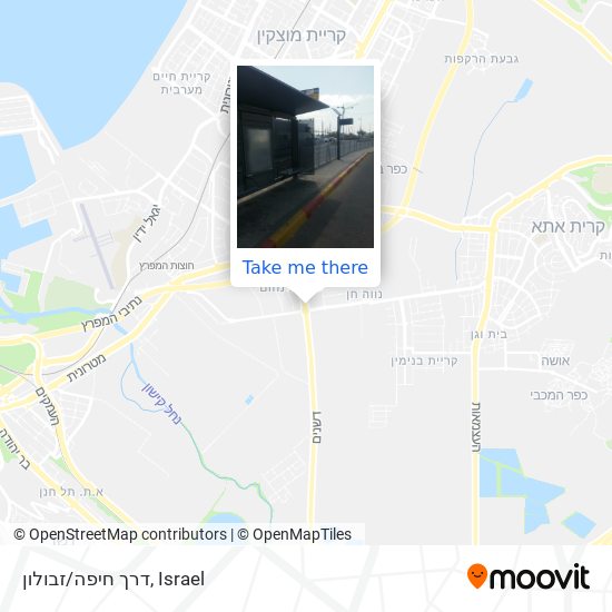 Карта דרך חיפה/זבולון