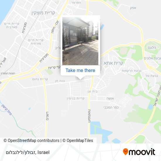 זבולון/לילנבלום map
