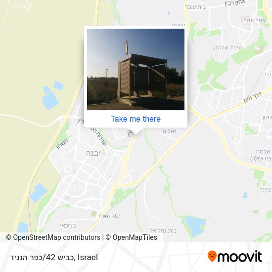 כביש 42/כפר הנגיד map