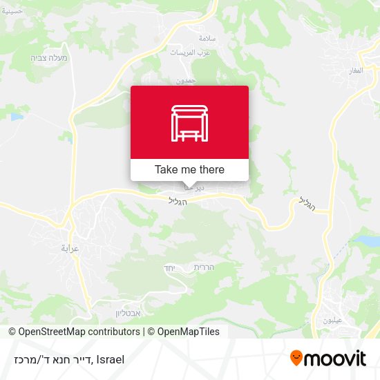 דייר חנא ד'/מרכז map