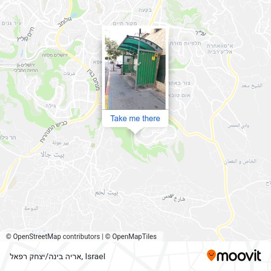 אריה בינה/יצחק רפאל map