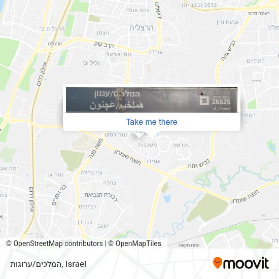 המלכים/ערוגות map