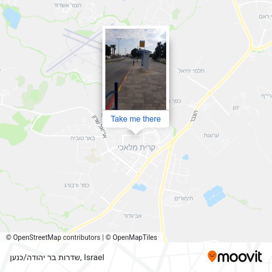 שדרות בר יהודה/כנען map