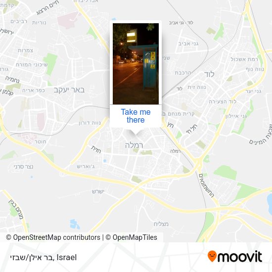 בר אילן/שבזי map