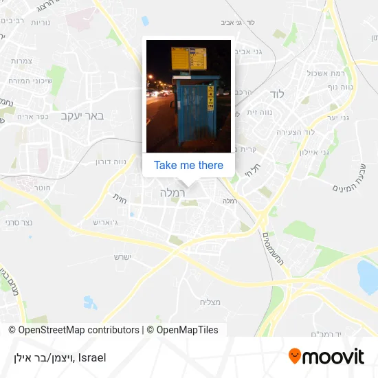 Карта ויצמן/בר אילן