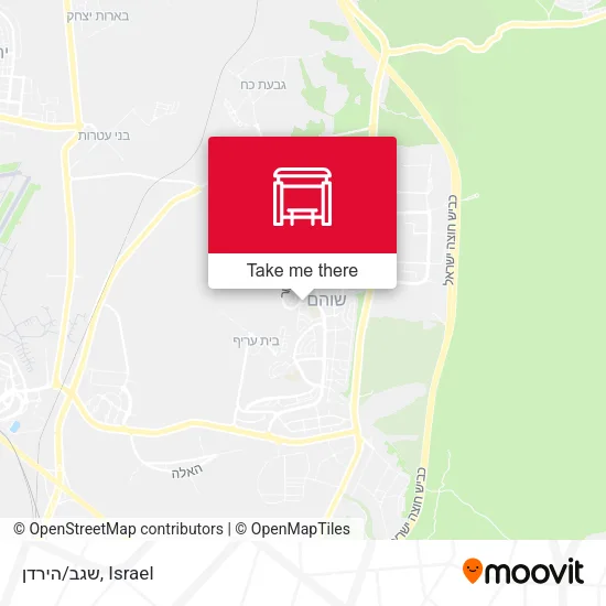 Карта שגב/הירדן