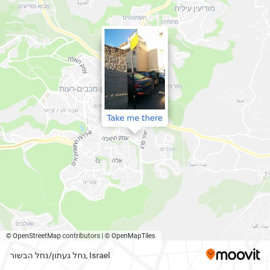 נחל געתון/נחל הבשור map