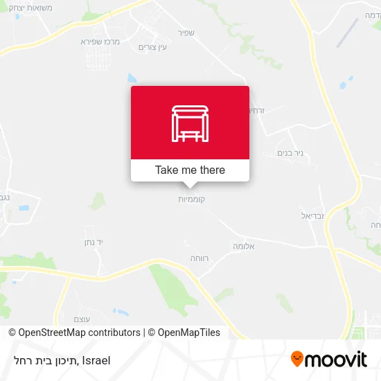 Карта תיכון בית רחל