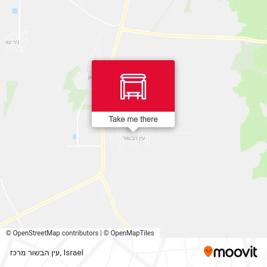 Карта עין הבשור מרכז