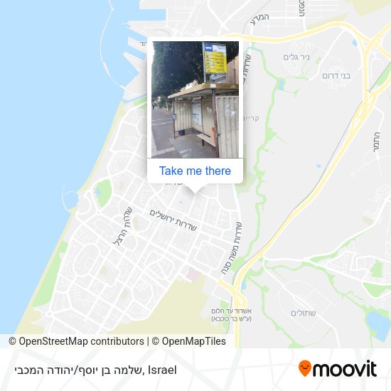 שלמה בן יוסף/יהודה המכבי map