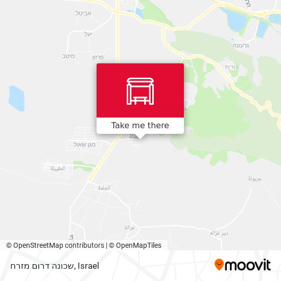 שכונה דרום מזרח map