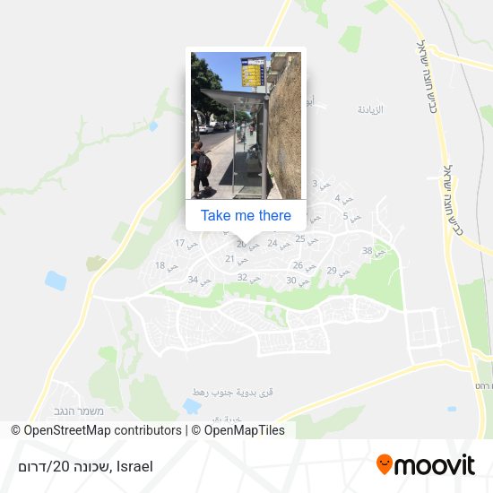 שכונה 20/דרום map