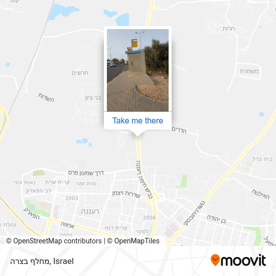 Карта מחלף בצרה