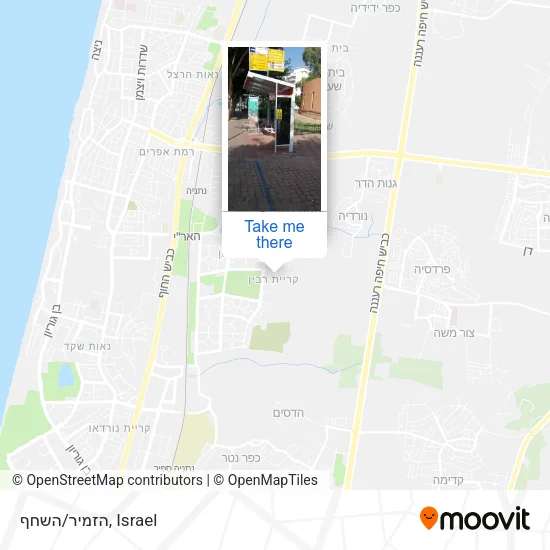 Карта הזמיר/השחף