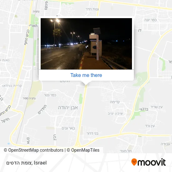 Карта צומת הדסים