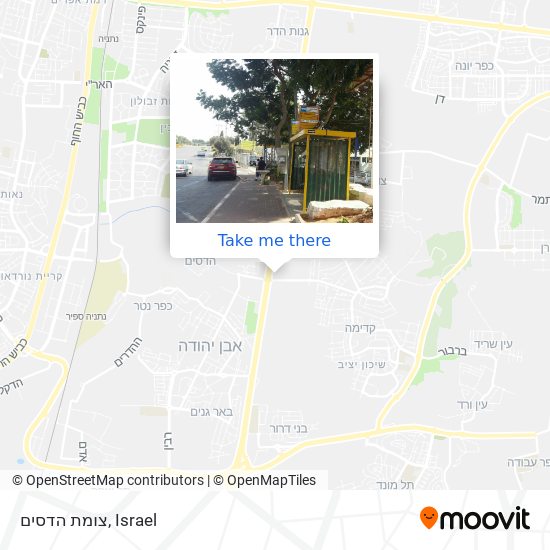 צומת הדסים map