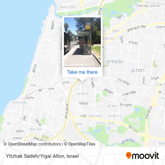 Yitzhak Sadeh/Yigal Allon map