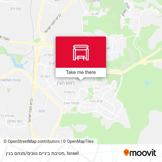 חטיבת ביניים גוונים/מנחם בגין map