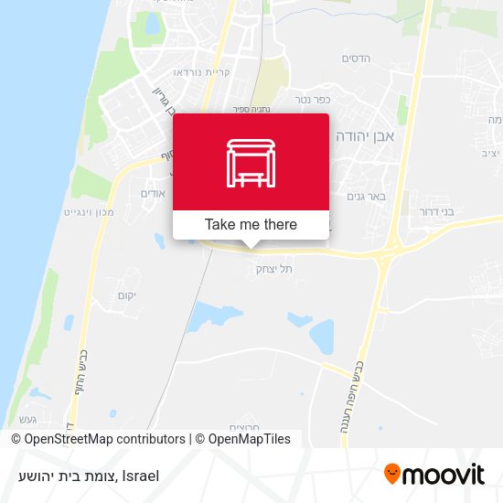 צומת בית יהושע map