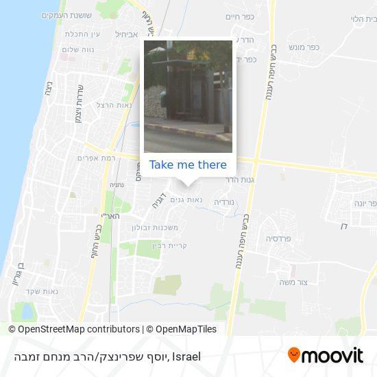 Карта יוסף שפרינצק/הרב מנחם זמבה